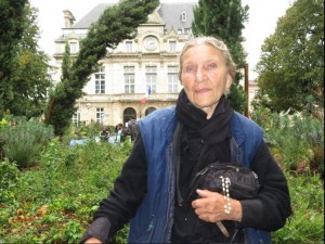La Courneuve, octobre 2015. Francesca, 80 ans, vit depuis 17 ans dans des squats et des bidonvilles. (LP/N.P.)